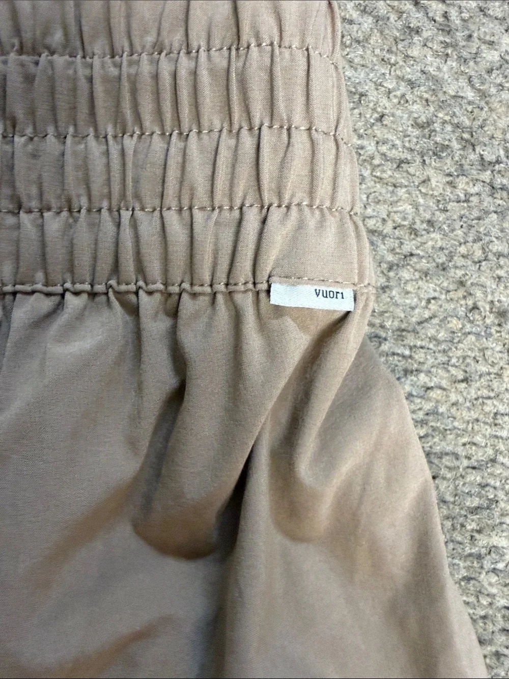 Vuori Wide Leg Pants in Taupe